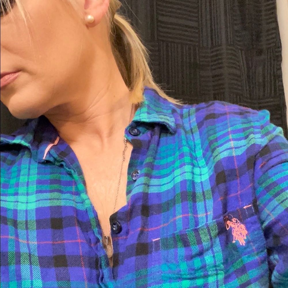 Women’s polo flannel